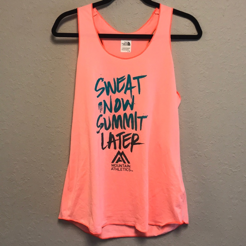 Northface workout tank / Pink / Size L